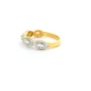 22ct Gold Ring With Dazzling Cubic Zirconia Stones | Size K½