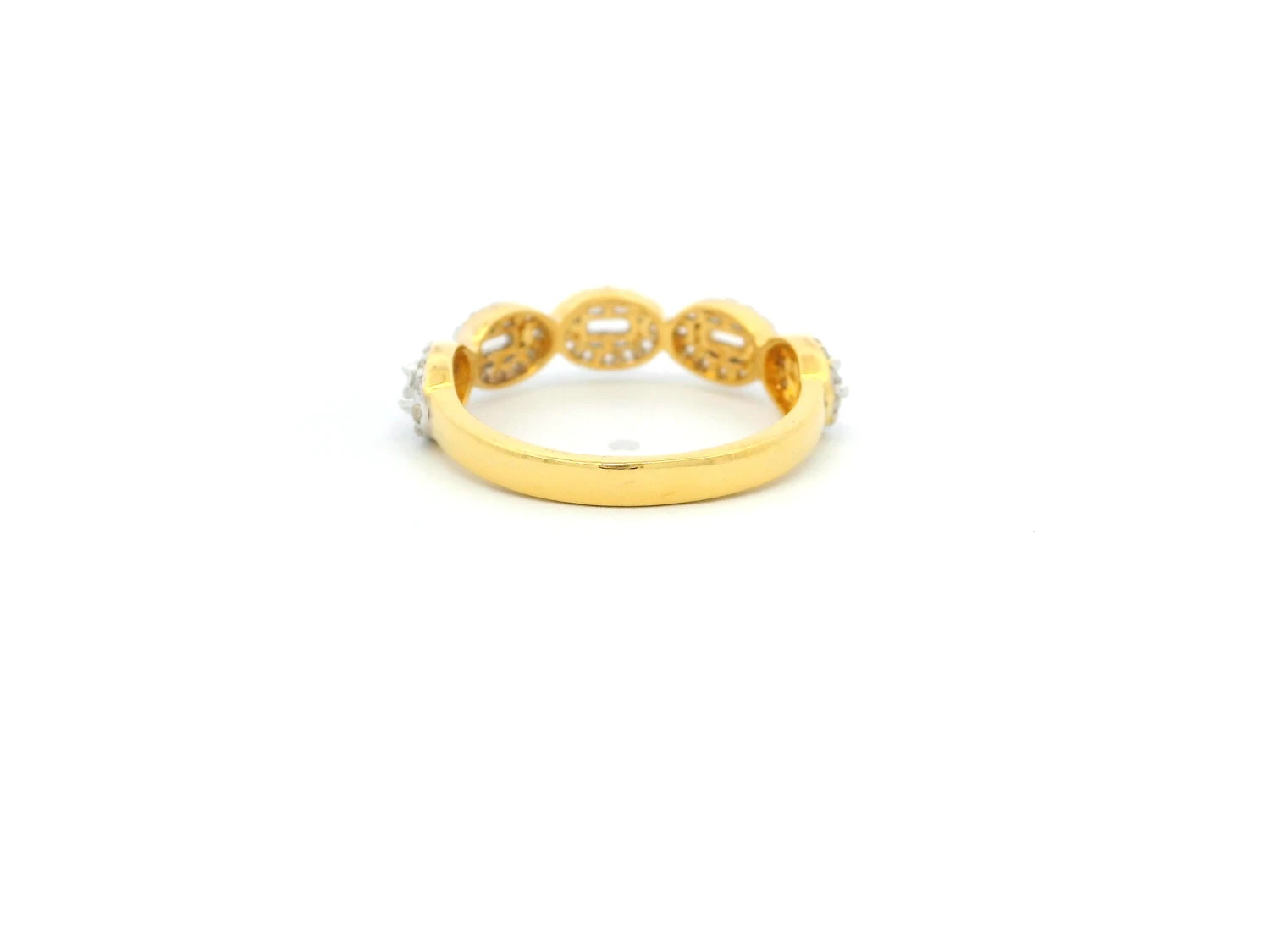 22ct Gold Ring with Dazzling Cubic Zirconia Stones | Size K½ 22ct Gold Ring With Dazzling Cubic Zirconia Stones | Size K½ -Mathieu Blan Chard Soldes 1728919813458 da5402737f89f24802a5 01928ba5fe7f7558a60718c585b54d98original