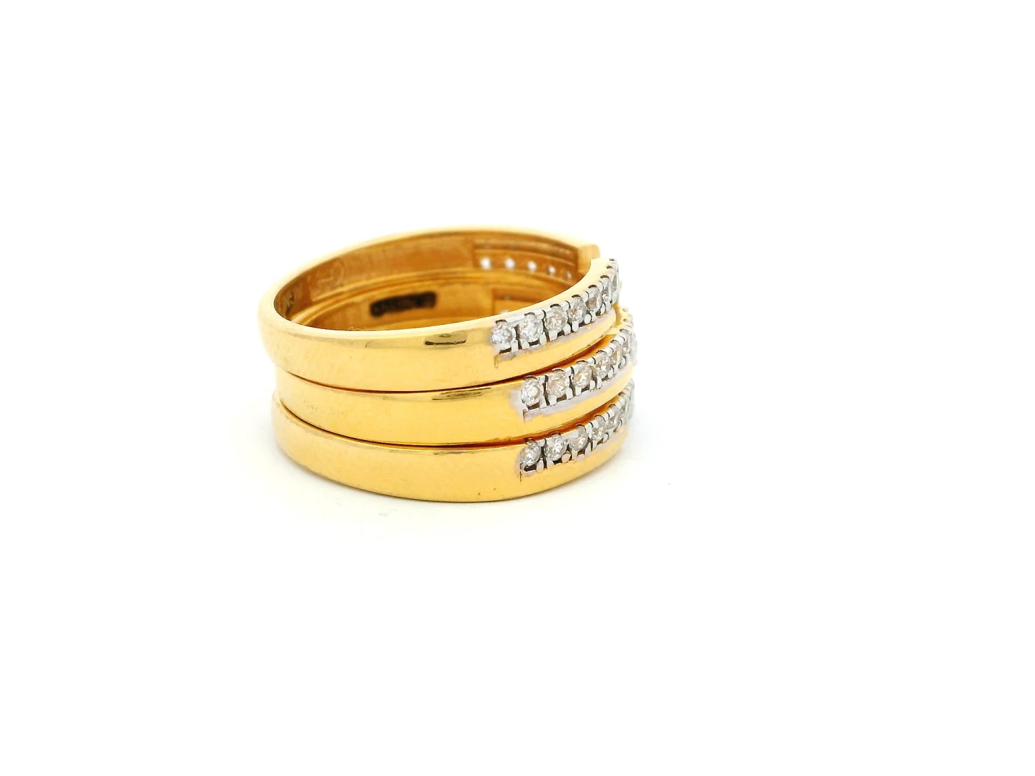 Set of Three 22ct Gold Rings with Cubic Zirconia – Elegant & Versatile Jewellery | Size K Set Of Three 22ct Gold Rings With Cubic Zirconia – Elegant & Versatile Jewellery | Size K -Mathieu Blan Chard Soldes 1728920404551 ed356f178aae8872e596 01928baee8ec7558a60799cbaeba090coriginal