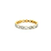 22ct Gold Eternity Ring With Cubic Zirconia – Elegant & Timeless Jewellery | Size M