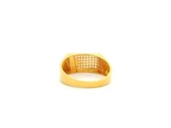 1 Men's 22ct Yellow Gold Ring With Cubic Zirconia Stones – Stylish & Durable Luxury Jewellery | Size R -Mathieu Blan Chard Soldes 1739032832316 5056864581737be4f324 0194e66f1ac57ddea115223daf23cc08original