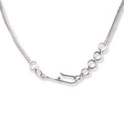 18ct White Gold Adjustable Diamond Mangal Sutra With Hook Clasp KMCS1424 -Mathieu Blan Chard Soldes 18ct white gold adjustable diamond mangal sutra with hook clasp 3