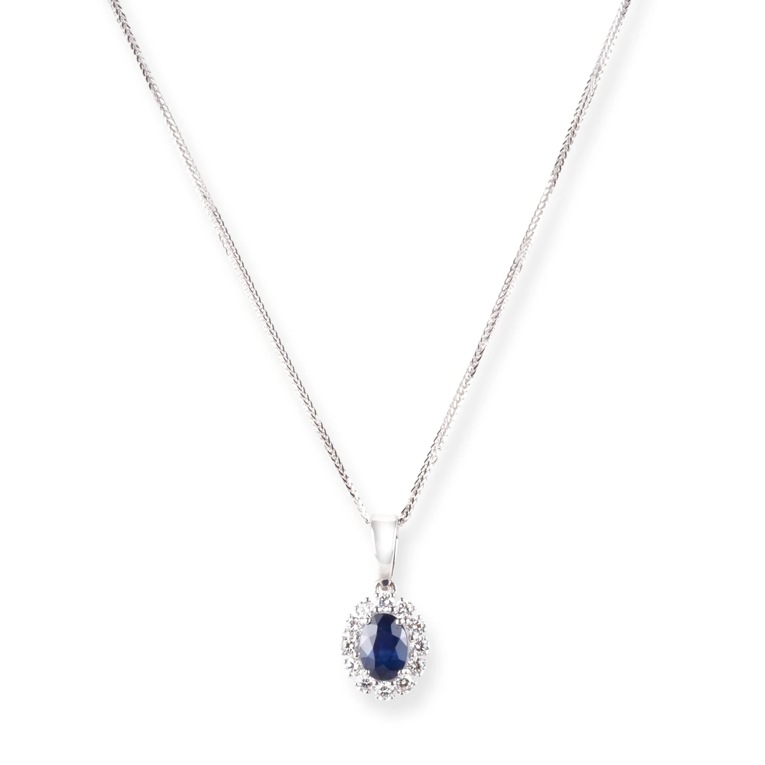 18ct White Gold With Diamond and Blue Sapphire Pendant Suite 18ct White Gold With Diamond And Blue Sapphire Pendant Suite -Mathieu Blan Chard Soldes 18ct white gold diamond and blue sapphire pendant suite C 7048 MCS7691 MCS7692 4 scaled