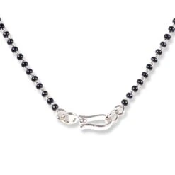 18ct White Gold Diamond Mangal Sutra With Hook Clasp MCS2129 -Mathieu Blan Chard Soldes 18ct white gold diamond mangal sutra with hook clasp 3