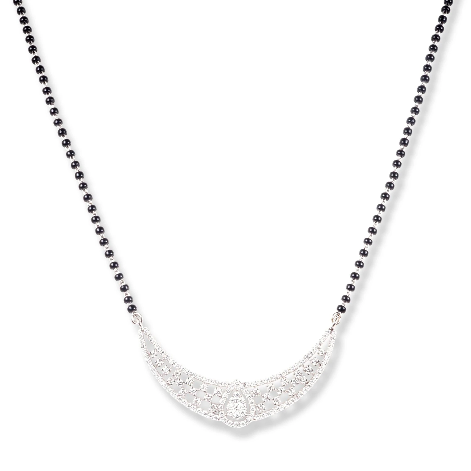 18ct White Gold Diamond Mangal Sutra with Hook Clasp MCS2141 18ct White Gold Diamond Mangal Sutra With Hook Clasp MCS2141 -Mathieu Blan Chard Soldes 18ct white gold diamond mangal sutra with hook clasp 7 scaled