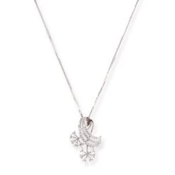 18ct White Gold Diamond Pendant Suite -Mathieu Blan Chard Soldes 18ct white gold diamond pendant suite C 7048 MCS7677 MCS7678 4