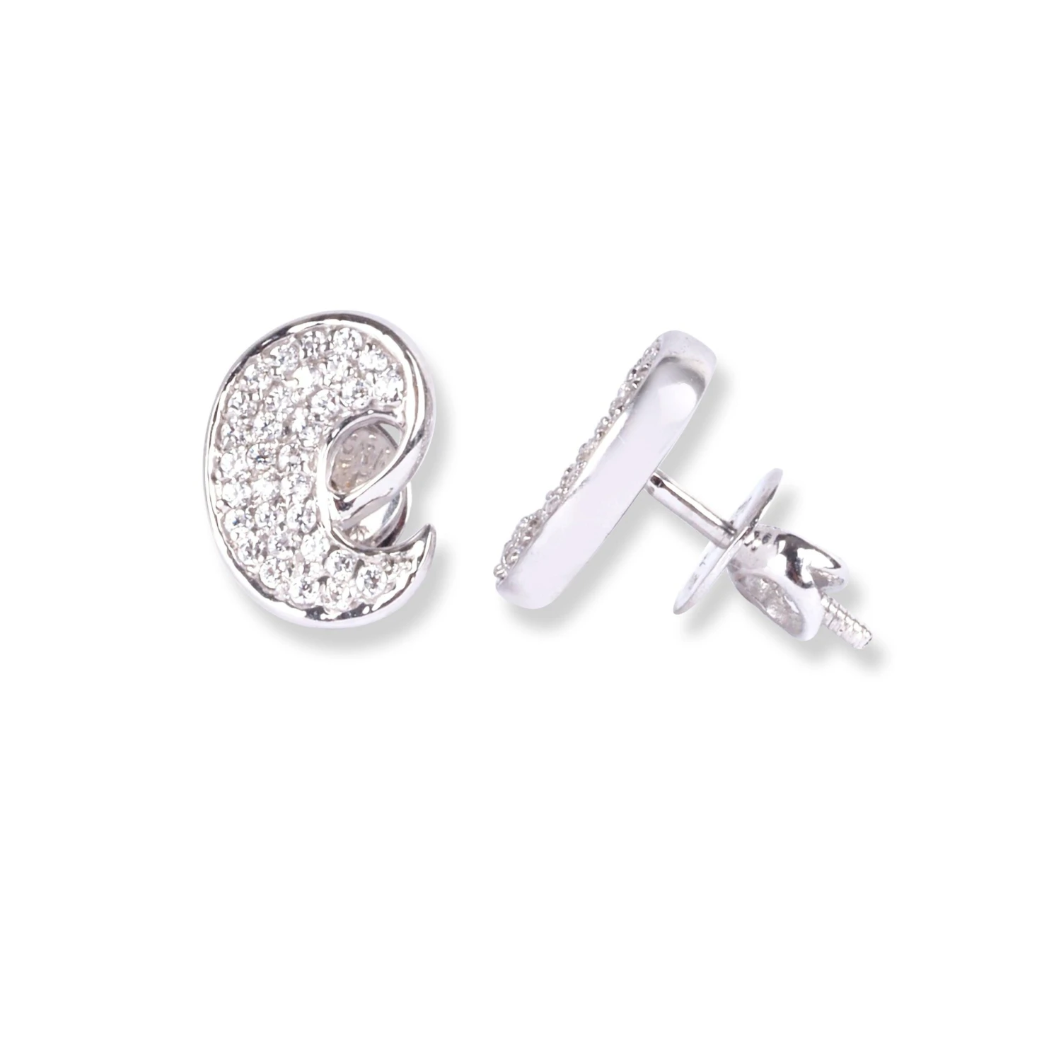 18ct White Gold Set with Cubic Zirconia Stones (Pendant + Chain + Stud Earrings) 18ct White Gold Set With Cubic Zirconia Stones (Pendant + Chain + Stud Earrings) -Mathieu Blan Chard Soldes 18ct white gold set with cubic zirconia stones pendant chain stud earrings 3 scaled