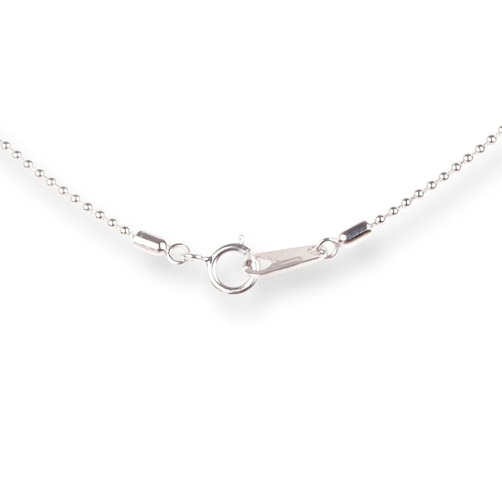 18ct White Gold Set with Cubic Zirconia Stones (Pendant + Chain + Stud Earrings) 18ct White Gold Set With Cubic Zirconia Stones (Pendant + Chain + Stud Earrings) -Mathieu Blan Chard Soldes 18ct white gold set with cubic zirconia stones pendant chain stud earrings 7