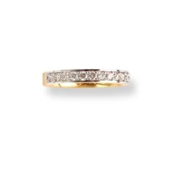 18ct Yellow Gold Diamond Half-Eternity Band LR-6676 2 18ct Yellow Gold Diamond Half-Eternity Band LR-6676 -Mathieu Blan Chard Soldes 18ct yellow gold diamond half eternity band 3
