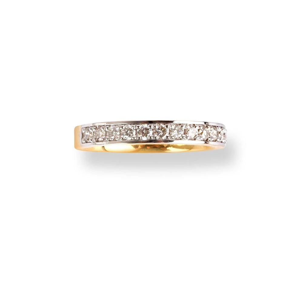 18ct Yellow Gold Diamond Half-Eternity Band LR-6676 18ct Yellow Gold Diamond Half-Eternity Band LR-6676 -Mathieu Blan Chard Soldes 18ct yellow gold diamond half eternity band 3