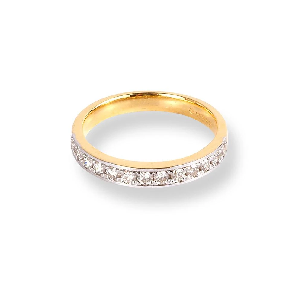 18ct Yellow Gold Diamond Half-Eternity Band LR-6676 18ct Yellow Gold Diamond Half-Eternity Band LR-6676 -Mathieu Blan Chard Soldes 18ct yellow gold diamond half eternity band 4