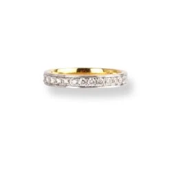 18ct Yellow Gold Diamond Half-Eternity Band LR-6676