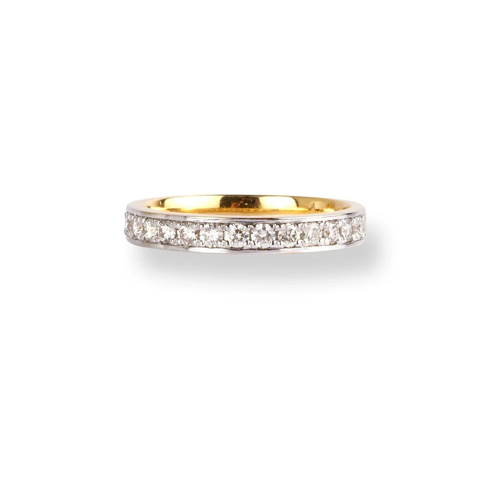 18ct Yellow Gold Diamond Half-Eternity Band LR-6676 18ct Yellow Gold Diamond Half-Eternity Band LR-6676 -Mathieu Blan Chard Soldes 18ct yellow gold diamond half eternity band 5