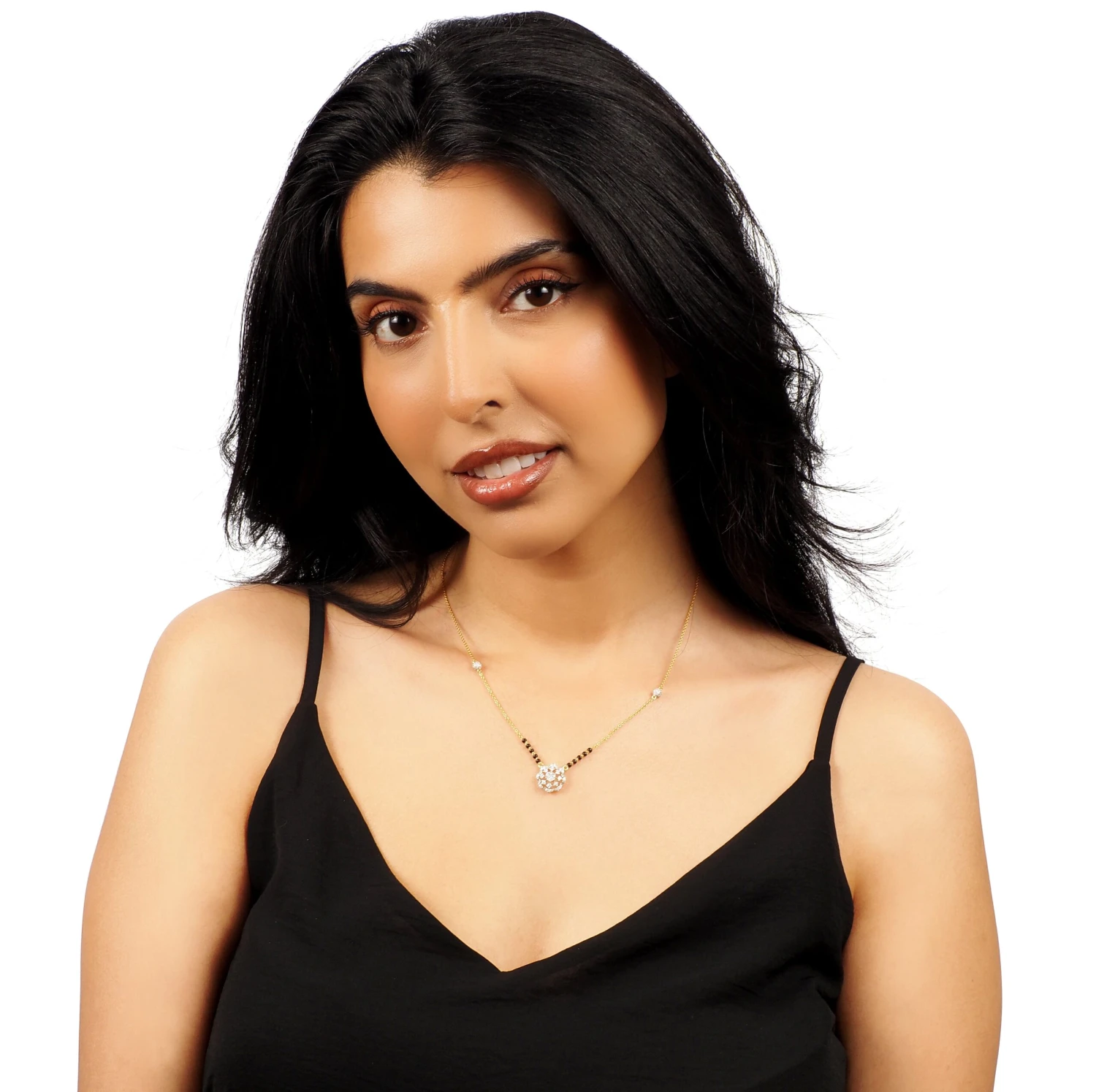 18ct Yellow Gold Diamond Mangal Sutra with Ring Clasp 18ct Yellow Gold Diamond Mangal Sutra With Ring Clasp -Mathieu Blan Chard Soldes 18ct yellow gold diamond mangal sutra with bolt ring clasp model MCS7704 scaled