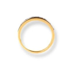 18ct Yellow Gold Diamond & Sapphire Half-Eternity Band LR-6674 3 18ct Yellow Gold Diamond & Sapphire Half-Eternity Band LR-6674 -Mathieu Blan Chard Soldes 18ct yellow gold diamond sapphire half eternity band