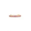 18ct Yellow Gold Ruby Half-Eternity Band LR-6679