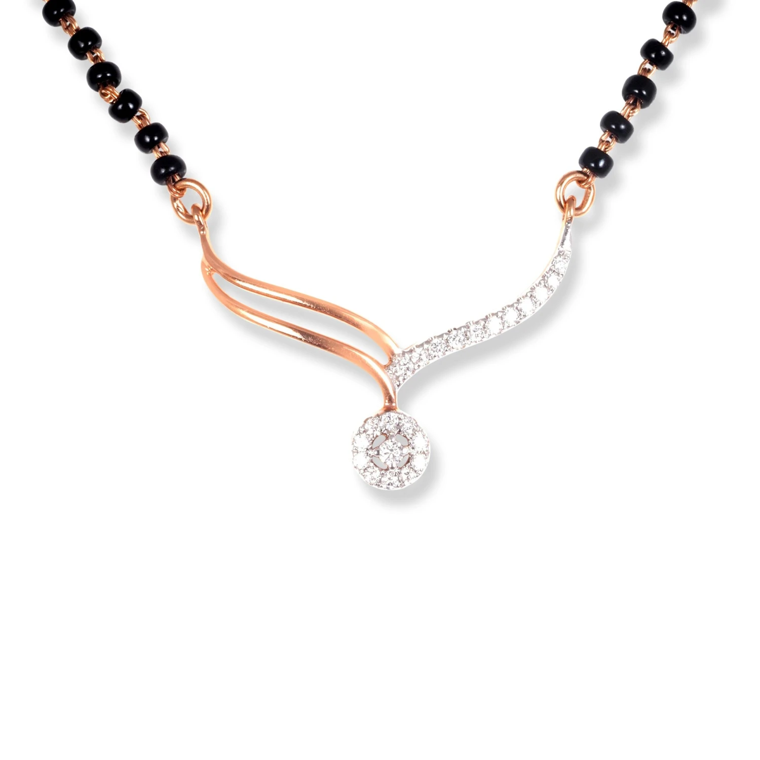 18ct Rose Gold Diamond Mangal Sutra with Hook Clasp MCS4658 18ct Rose Gold Diamond Mangal Sutra With Hook Clasp MCS4658 -Mathieu Blan Chard Soldes 18ctRoseGoldDiamondMangalSutrawithHookClaspMCS4658 3 scaled
