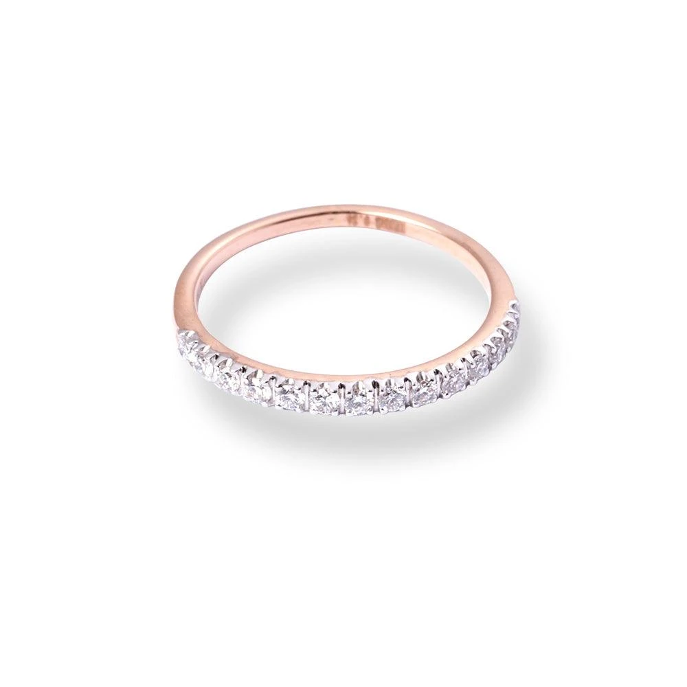 18ct Rose Gold Wedding Band With Diamond - MCS5510 18ct Rose Gold Wedding Band With Diamond - MCS5510 -Mathieu Blan Chard Soldes 18ctRoseGoldWeddingBandWithDiamond MCS5510 1