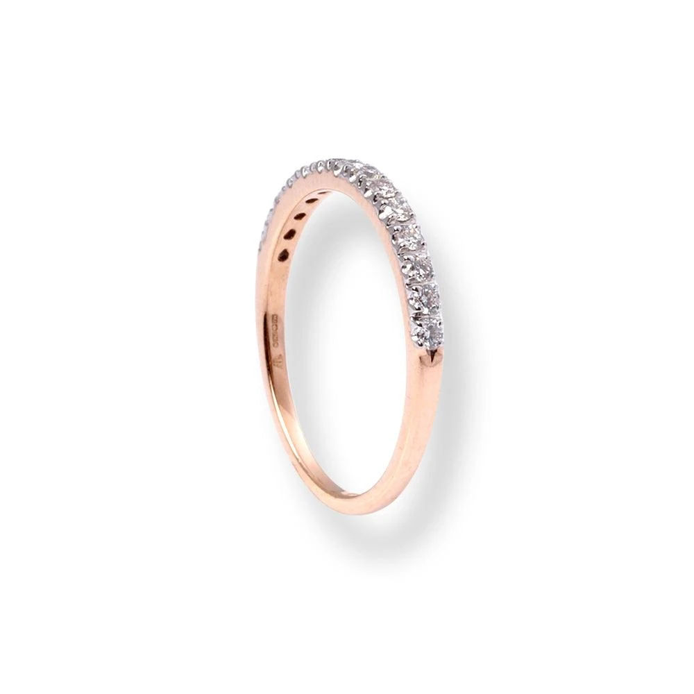 18ct Rose Gold Wedding Band With Diamond - MCS5510 18ct Rose Gold Wedding Band With Diamond - MCS5510 -Mathieu Blan Chard Soldes 18ctRoseGoldWeddingBandWithDiamond MCS5510 3