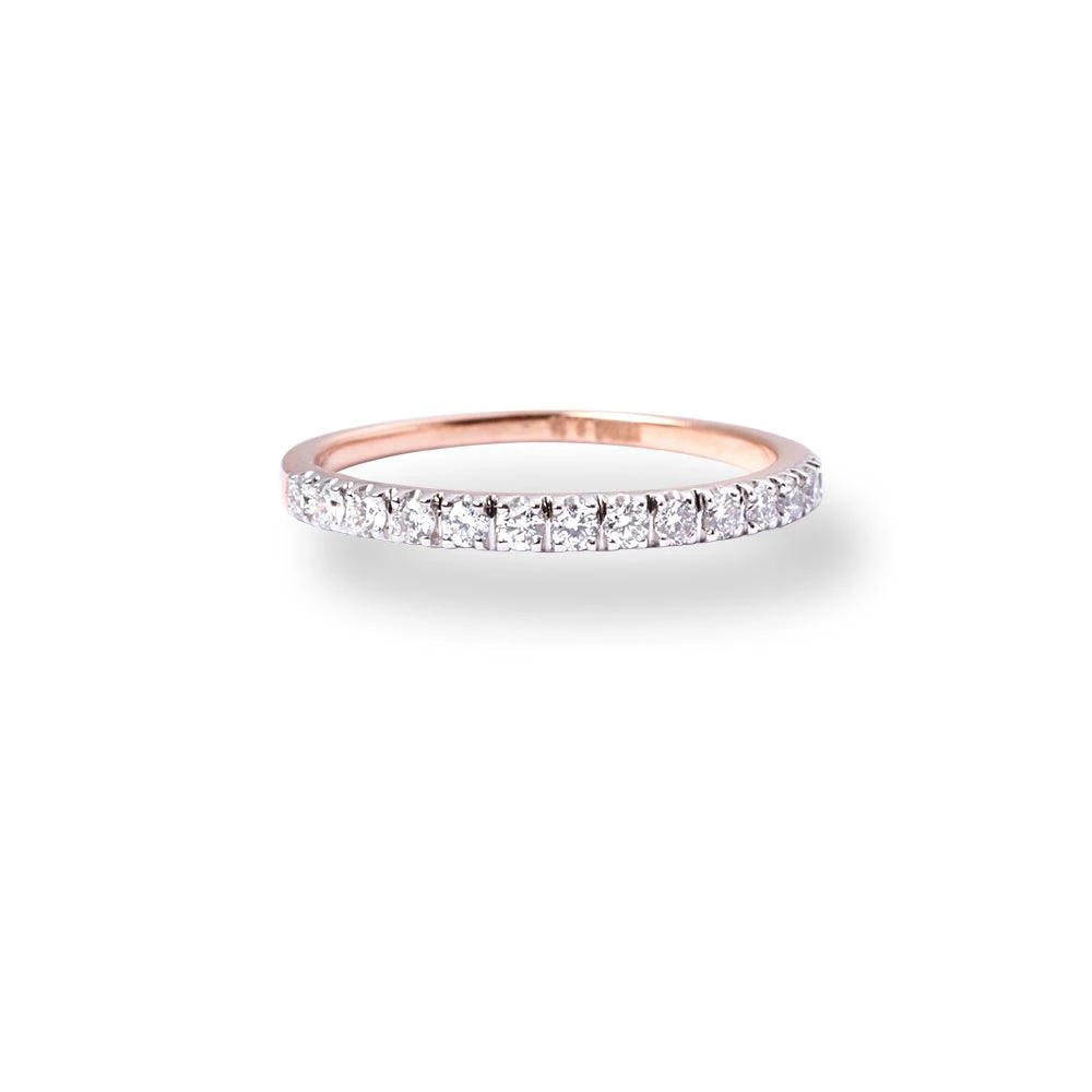 18ct Rose Gold Wedding Band With Diamond - MCS5510 18ct Rose Gold Wedding Band With Diamond - MCS5510 -Mathieu Blan Chard Soldes 18ctRoseGoldWeddingBandWithDiamond MCS5510