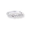 18ct White Gold Diamond Rub-over Set Eternity Ring - MCS3109