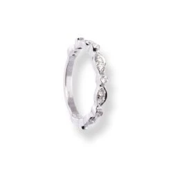 18ct White Gold Diamond Rub-over Set Eternity Ring - MCS3109 3 18ct White Gold Diamond Rub-over Set Eternity Ring - MCS3109 -Mathieu Blan Chard Soldes 18ctWhiteGoldDiamondEternityRing MCS3109 3