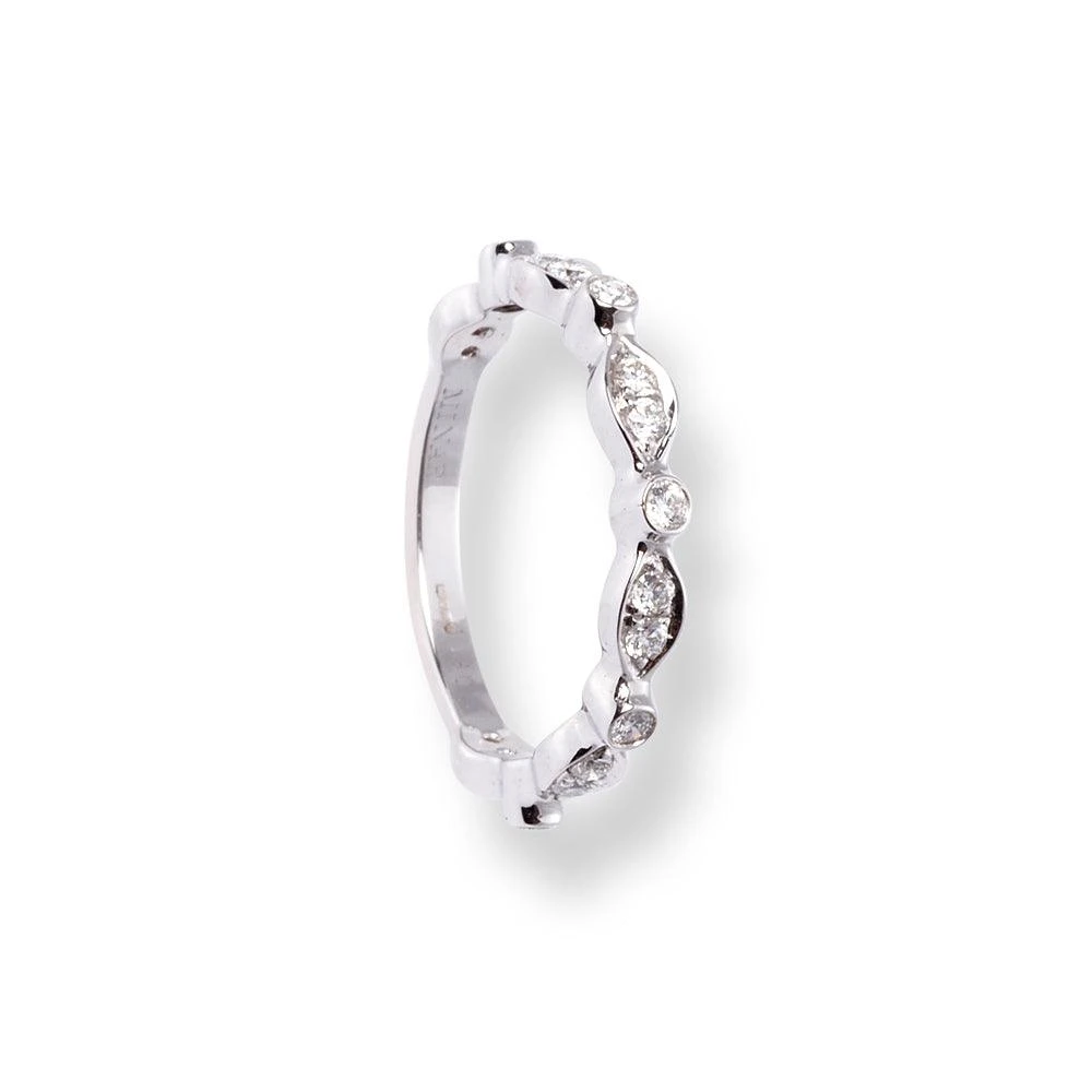 18ct White Gold Diamond Rub-over Set Eternity Ring - MCS3109 18ct White Gold Diamond Rub-over Set Eternity Ring - MCS3109 -Mathieu Blan Chard Soldes 18ctWhiteGoldDiamondEternityRing MCS3109 3