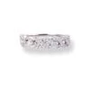18ct White Gold Diamond Half-Eternity Band LR-6709