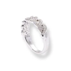 18ct White Gold Diamond Half-Eternity Band LR-6709 3 18ct White Gold Diamond Half-Eternity Band LR-6709 -Mathieu Blan Chard Soldes 18ctWhiteGoldDiamondHalf EternityBandLR 6709 3