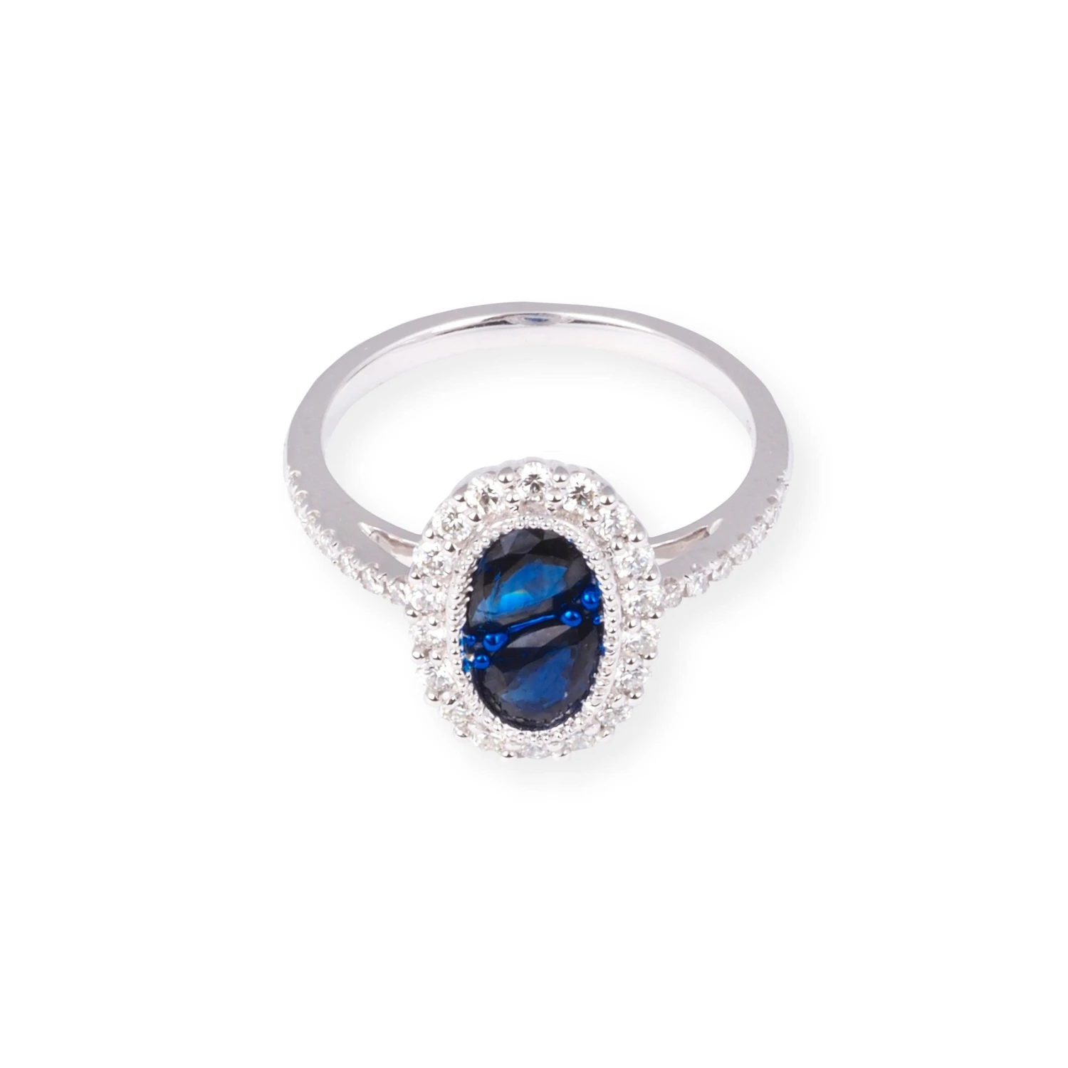 18ct White Gold Oval Shaped Diamond & Blue Sapphire Ring LR-7044 18ct White Gold Oval Shaped Diamond & Blue Sapphire Ring LR-7044 -Mathieu Blan Chard Soldes 18ctWhiteGoldOvalShapedDiamond BlueSapphireRingLR 7044 1 scaled