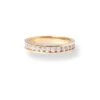 18ct Yellow Gold Channel Set Diamond Half-Eternity Band LR-6712