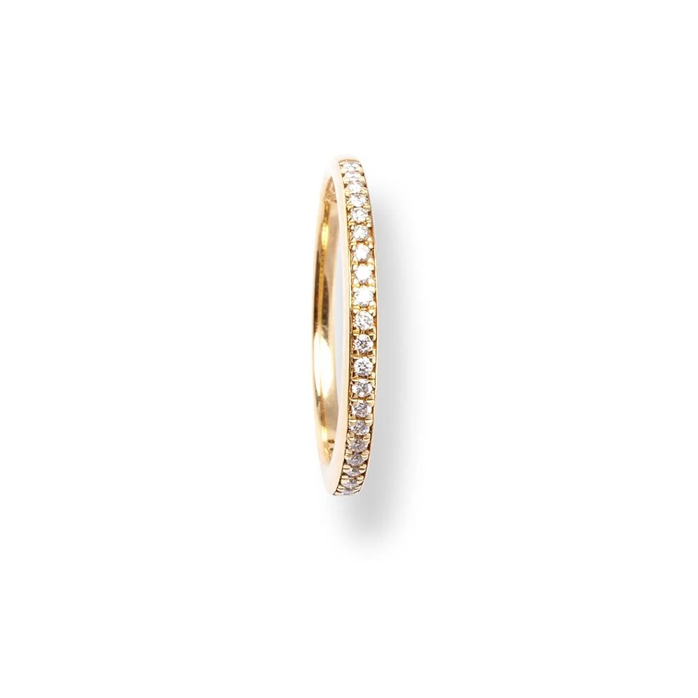 18ct Yellow Gold Diamond Half-Eternity Band LR-6715 18ct Yellow Gold Diamond Half-Eternity Band LR-6715 -Mathieu Blan Chard Soldes 18ctYellowGoldDiamondHalf EternityBandLR 6715 3