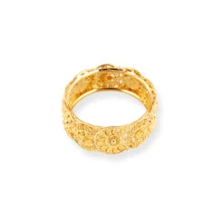 22ct Gold Filigree Band LR-8670 2 22ct Gold Filigree Band LR-8670 -Mathieu Blan Chard Soldes 22ct gold filigree band LR 8670 3
