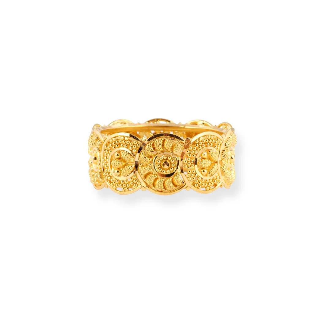 22ct Gold Filigree Band LR-8670 22ct Gold Filigree Band LR-8670 -Mathieu Blan Chard Soldes 22ct gold filigree band LR 8670