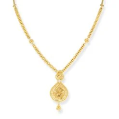 22ct Gold Filigree Design Necklace And Earrings Set 2 22ct Gold Filigree Design Necklace And Earrings Set -Mathieu Blan Chard Soldes 22ct gold filigree design necklace and earrings set N 8626 E 8626N 3