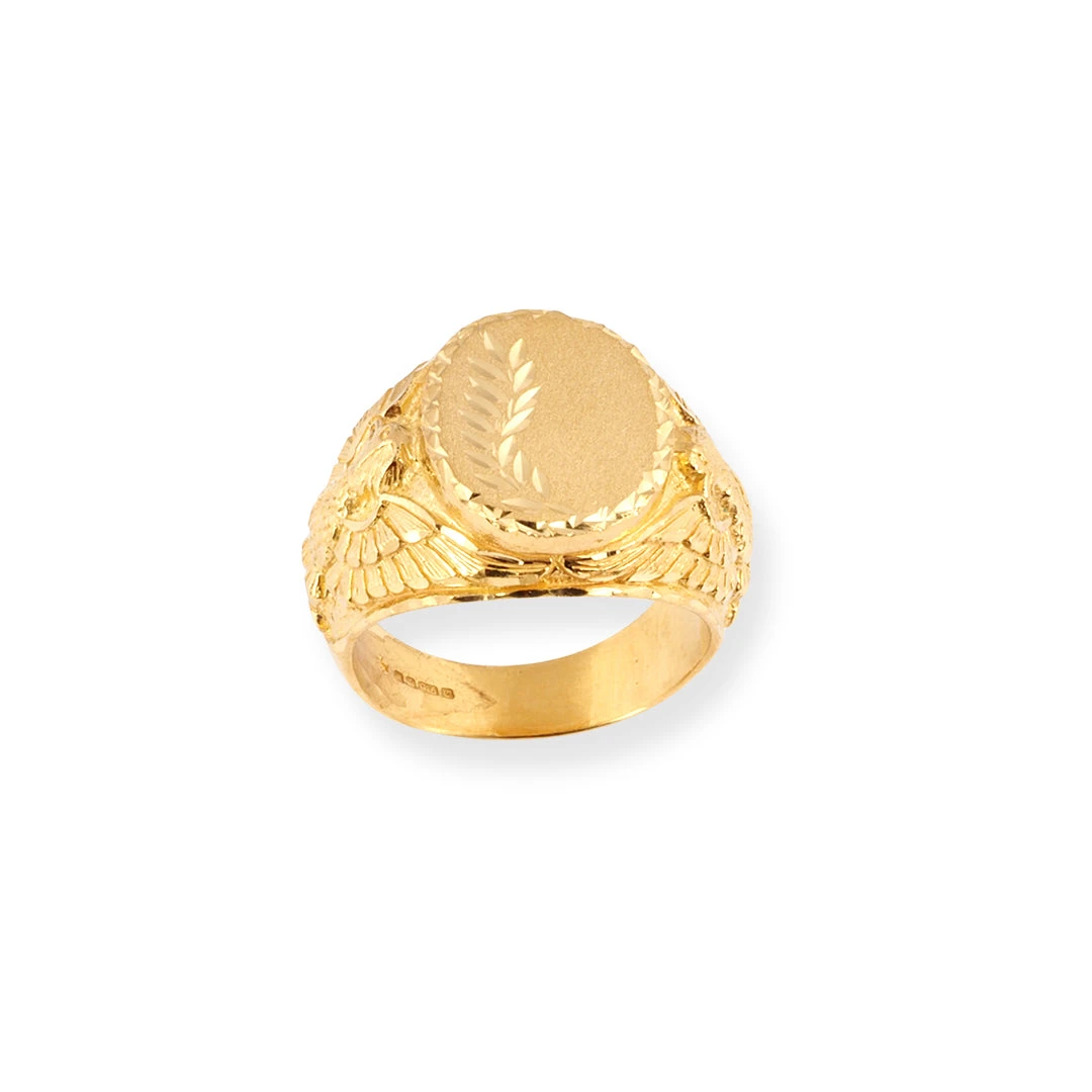 22ct Gold Gents Signet Ring GR-7896 22ct Gold Gents Signet Ring GR-7896 -Mathieu Blan Chard Soldes 22ct gold gents signet ring GR 7896 2