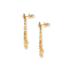 22ct Gold Set With Cubic Zirconia Stones NS10061 -Mathieu Blan Chard Soldes 22ct gold set with cubic zirconia stones