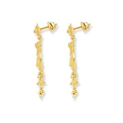 22ct Gold Set With Cubic Zirconia Stones (Necklace + Earrings) N-5948 E-5948 3 22ct Gold Set With Cubic Zirconia Stones (Necklace + Earrings) N-5948 E-5948 -Mathieu Blan Chard Soldes 22ct gold set with cubic zirconia stones necklace earrings 5