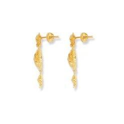 22ct Gold Set With Filigree Work N-7901 -Mathieu Blan Chard Soldes 22ct gold set with filigree work 6