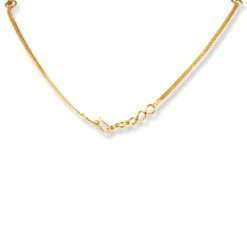 22ct Gold Cubic Zirconia Necklace N-4960 4 22ct Gold Cubic Zirconia Necklace N-4960 -Mathieu Blan Chard Soldes 22ctGoldCubicZirconiaNecklaceN 4960 4