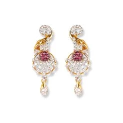 22ct Gold Cubic Zirconia Necklace N-4960 5 22ct Gold Cubic Zirconia Necklace N-4960 -Mathieu Blan Chard Soldes 22ctGoldCubicZirconiaNecklaceN 4960 5