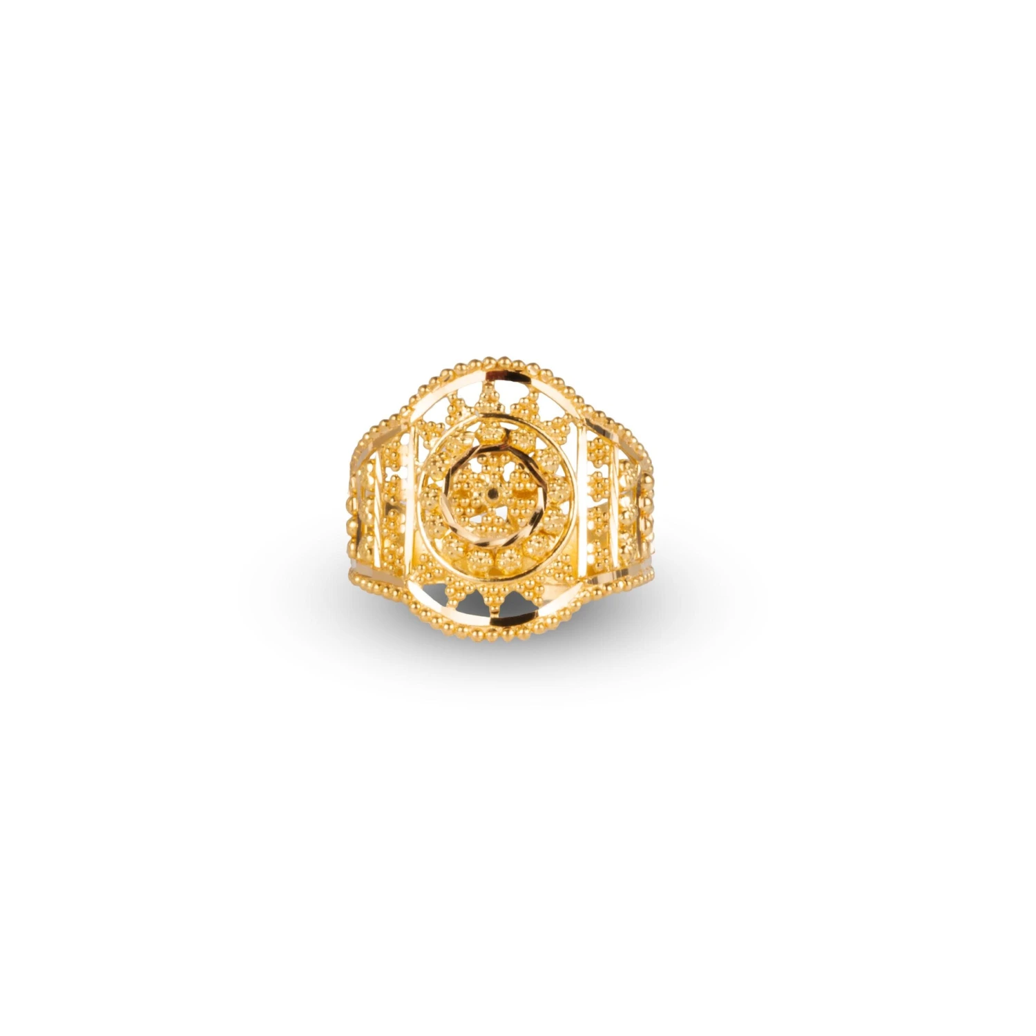 22ct Gold Filigree Ring (4.0g) LR-6637 22ct Gold Filigree Ring (4.0g) LR-6637 -Mathieu Blan Chard Soldes 22ctGoldFiligreeRing 4.0g LR 6637 scaled