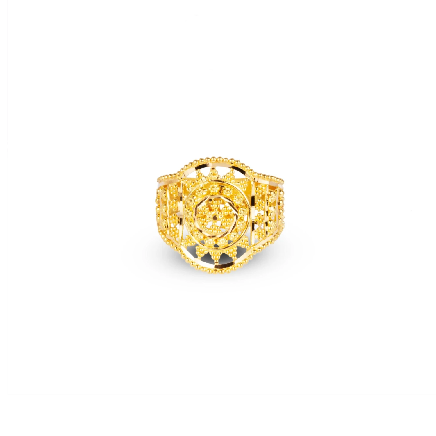 22ct Gold Filigree Ring (4.0g) LR-6637 22ct Gold Filigree Ring (4.0g) LR-6637 -Mathieu Blan Chard Soldes 22ctGoldFiligreeRing 4.0g LR 6637 3 scaled