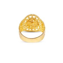 22ct Gold Filigree Ring (4.0g) LR-6637 5 22ct Gold Filigree Ring (4.0g) LR-6637 -Mathieu Blan Chard Soldes 22ctGoldFiligreeRing 4.0g LR 6637 5
