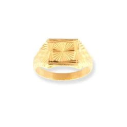 22ct Gold Signet Gents Ring GR-7878 -Mathieu Blan Chard Soldes 22ctGoldSignetRing GR 7878 3