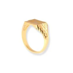 22ct Gold Signet Gents Ring GR-7878 -Mathieu Blan Chard Soldes 22ctGoldSignetRing GR 7878 4
