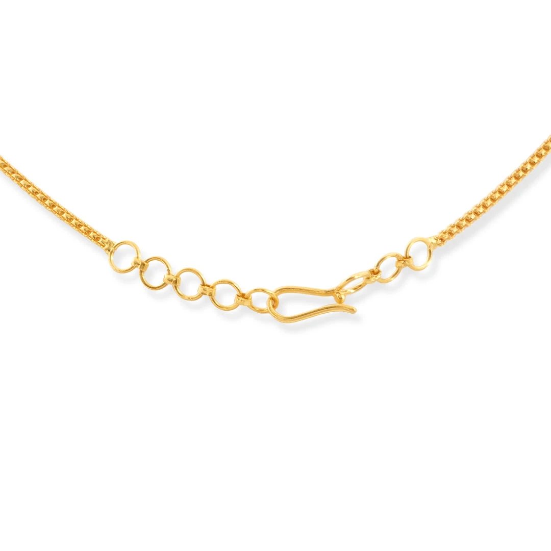 22ct Gold Choker Necklace with Filigree Beads & Matching Earrings 22ct Gold Choker Necklace With Filigree Beads & Matching Earrings -Mathieu Blan Chard Soldes 22ct Gold Choker Necklace with Filigree Beads Matching Earrings 2