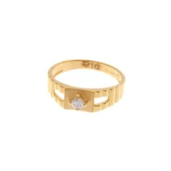 22ct Gold Cubic Zirconia Children's Ring (2.5g) BR-6906