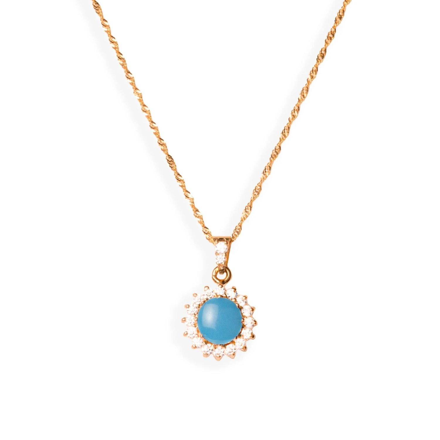 22ct Gold Cubic Zirconia and Turquoise Chain, Pendant and Earrings Set (8.6g) C-2821-16 P-7302 E-7302 22ct Gold Cubic Zirconia And Turquoise Chain, Pendant And Earrings Set (8.6g) C-2821-16 P-7302 E-7302 -Mathieu Blan Chard Soldes C 2821 15.5 d41773b6 30a4 40d5 bf3c 43b7c46b155c
