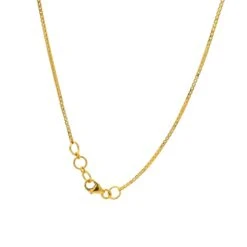 22ct Gold Necklace With Two Diamond Cut Beads & Drop – Perfect For Special Occasions 2 22ct Gold Necklace With Two Diamond Cut Beads & Drop – Perfect For Special Occasions -Mathieu Blan Chard Soldes G26565 4